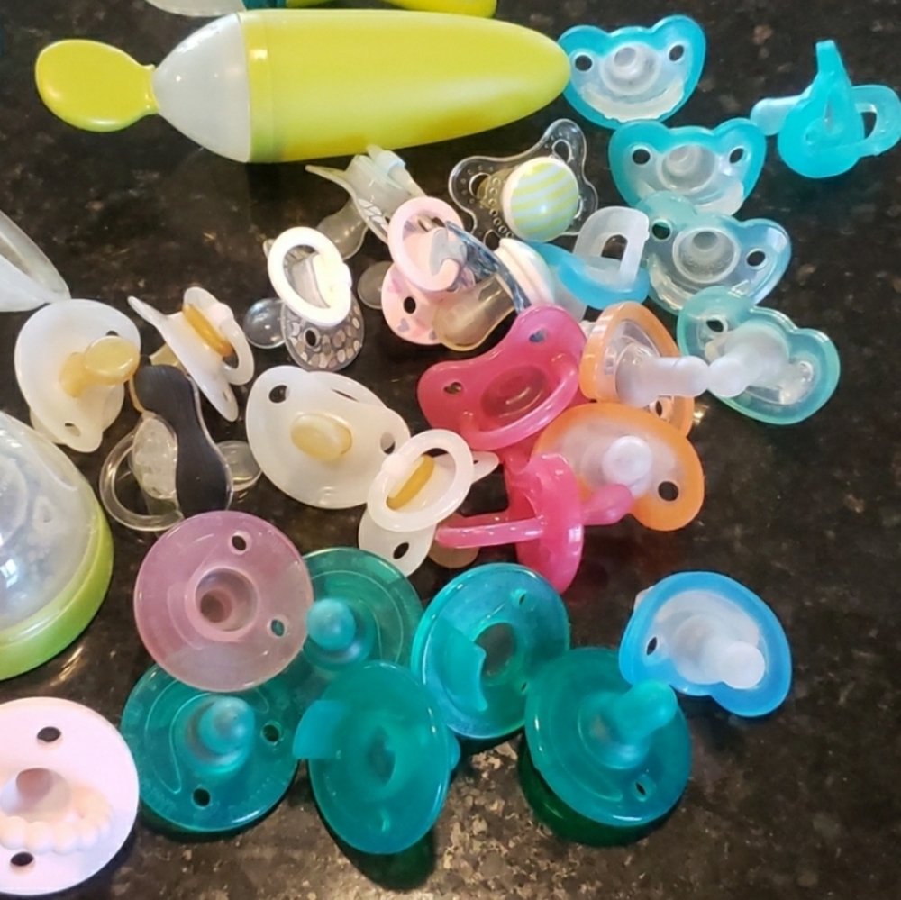 Binkies only not including 4 white latex ones